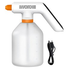 WORX 威克士 台灣公司貨 3.6V鋰電霧化噴壺 電噴壺 含USB數據線, 透明色, 1個