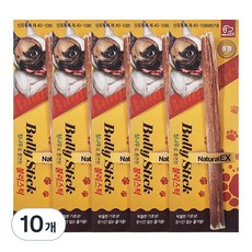 네츄럴이엑스 강아지 불리스틱 육포 일반 중형, 소근육, 12g, 10개 소근육, 12g, 10개