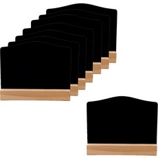 Modern Draw菜單板迷你黑板黑板 弧形 8入