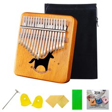 레브악기 아동용 미니 마호가니 17음계 칼림바 RK1MN, 1개