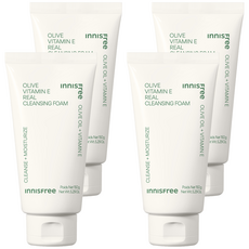 [비건뷰티] 이니스프리 올리브 비타민 E 리얼 클렌징 폼, 150g, 4개
