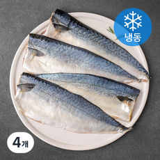 앤쿡 ONE FROZEN 살아있네 부산고등어 (냉동), 750g, 4개