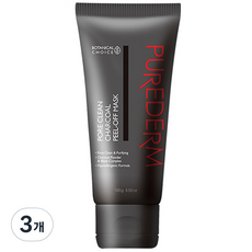 Purederm 毛孔清潔木炭剝離面膜 100g, 1個, 3個