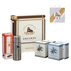 fritz 濾掛式咖啡 6入*2包+茶包咖啡 10入*2包+保溫瓶禮盒組, 滴漏袋 12 便士 + 茶包咖啡 20 便士 + 保溫瓶, 1組