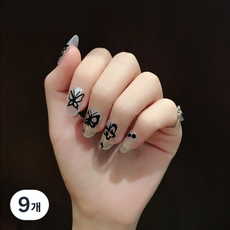 이코 네일스티커 QB701, 타투버터플라이, 9개