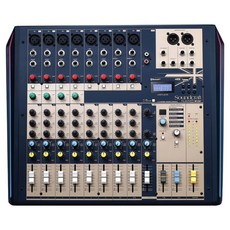 사운드크래프트 컴팩트 아날로그 믹서, 블루, NANO M12BT, 1개