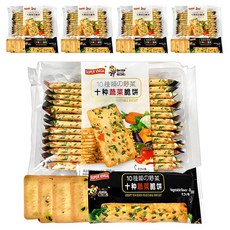 슈퍼비비가 크리스피 10가지 야채맛 비스킷, 288g, 5개