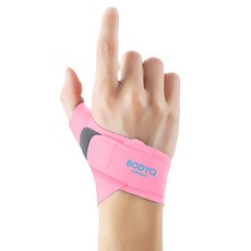 Bodyq 袖套式護腕 右手, 1個, 粉紅色