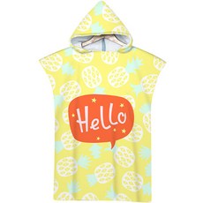 Selene 水果夏季連帽沙灘巾 75 x 110 cm, 1個, A06