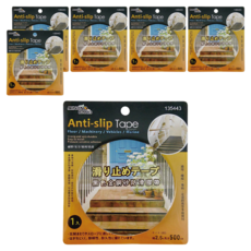 minono 米諾諾 金鋼砂防滑膠帶 2.5 x 500cm 黑色 6捲, 1組