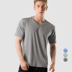 ARMEDES 男士涼感透氣四向彈力V領短袖T恤 AR-196