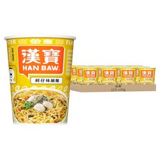 金車 漢寶蚵仔味細麵 67g, 12入