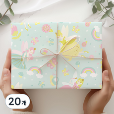 indi.k 夢幻森林精靈雙面包裝紙, 混色, 20個