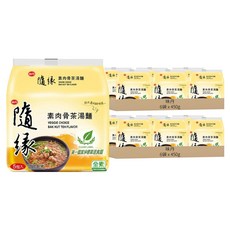 味丹 隨緣 素肉骨茶湯麵 90g, 60包