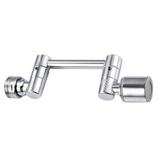 WIDE VIEW 1080度萬向不鏽鋼機械臂水龍頭 3D多角度旋轉 雙模式出水, 1個