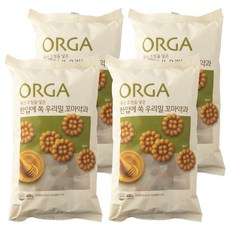 올가홀푸드 한입에 쏙 우리밀 꼬마약과, 400g, 4개