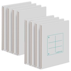 B.Fly 多分割筆記本 6分割 190 x 258 mm 4入組, 灰色, 2套