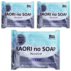 novopin 保濕洗顏沐浴皂 海洋花束 沖繩縣海泥萃取 深層清潔, 100g, 3個