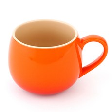 法式生活東方馬克杯 400ml, 橘色, 1個