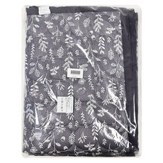 ahtty blanc 兒童棉質防滑睡墊, 150 x 100cm, 灰底植物款, 1個