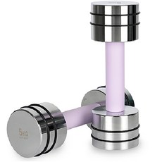 마이웨잇 무게조절 덤벨 2p + 하드케이스 + 고무링 8p 세트, 10kg, 1세트