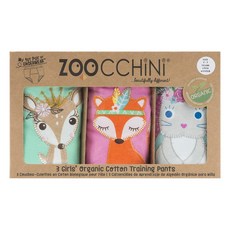 ZOOCCHiNi 訓練褲3件組 2~3歲, 夢幻動物, 1組