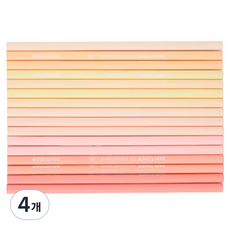 Brutfuner Dongnehyeong 高級優質親膚彩色油性色鉛筆, 4個, 8色