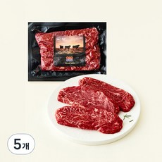 미국산 프라임 부채살 플랫아이언 힘줄손질 구이용 (냉장), 300g, 5개