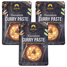deSIAM 暹羅瑪斯曼咖哩膏, 70g, 3包