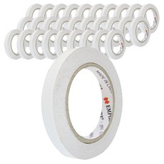 帝國雙面膠帶 15 mm x 30 m, 白色半透明, 30入