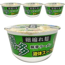 碗裝博多豚骨風味拉麵 103g, 4入