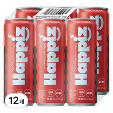 LOTTE 樂天 CHILSUNG BEVERAGE Happy's 益生元蘇打 氣泡櫻桃, 12個, 355ml