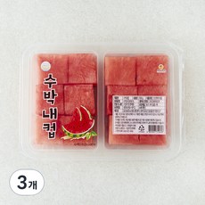 수박 내컵, 500g, 3개