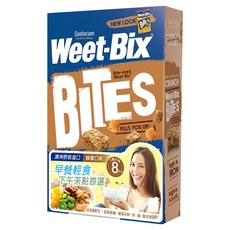 Weet-Bix 澳洲全穀片Mini 蜂蜜 每顆僅8大卡 非基因改造小麥 澳洲原裝進口, 510g, 1盒