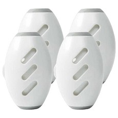 毛皇上 水洗滾筒黏毛器 白色 可水洗重複使用 居家清潔好幫手, 6.5 x 6.5 x 10cm, 4個