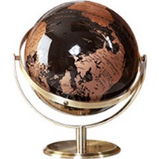 Jido.com Marvelinhome 高級青銅室內裝飾地球儀 20cm, 黑金色