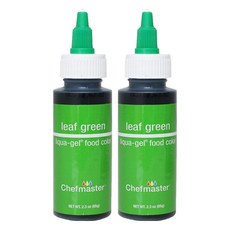 Chefmaster Liqua 凝膠食用色素葉綠, 65g, 2個
