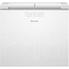 위니아 딤채 뚜껑형 김치냉장고 2룸 200L 방문설치, 픽셀 화이트, EDL20GFWXWS