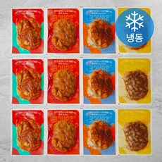 러브잇 닭가슴살 슬라이스 소스 130g x 4종 x 3팩 세트 (냉동), 1.56kg, 1세트