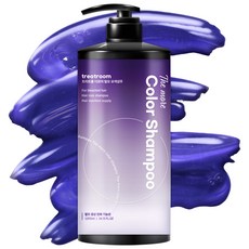 treatroom 健髮補色洗髮精 花朵麝香 紫羅蘭色, 1.01L, 1瓶