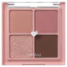 rom&nd 台灣公司貨 浪漫四色眼影盤, 02 Dry Rose 乾燥玫瑰, 1個