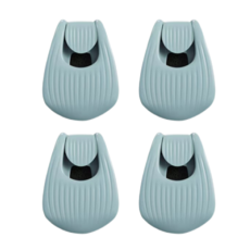 히즈플랜 낚시대 고정 클립, 블루, 4개