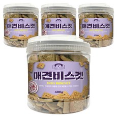 벨버드 애견 비스켓, 눈 눈물, 400g, 4개