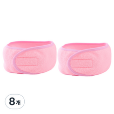 조니프리 찍찍이 세안밴드, 핑크, 8개