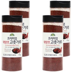 Organic story Premium日曬辣椒粉, 110g, 4罐