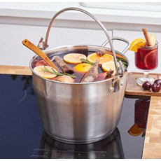 comet 家用電磁爐適用 304不鏽鋼果醬鍋 6L, 1個, 24cm