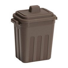 YAMADA 山田化學 日本方型附蓋置物桶, 咖色