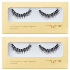 Eyeme 局部款假睫毛 + 專用膠水套組, 20號, 2個