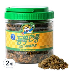 붐붐포 강아지 듬뿍한통 믹스 노즈워크 큐브 트릿, 야채맛(고구마/당근/시금치), 600g, 2개