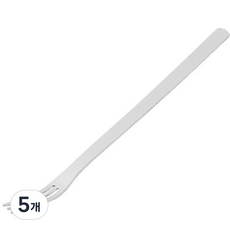 해모 윌리브 국산 스텐 젠 커트러리 티포크 실버, 5개, 단품